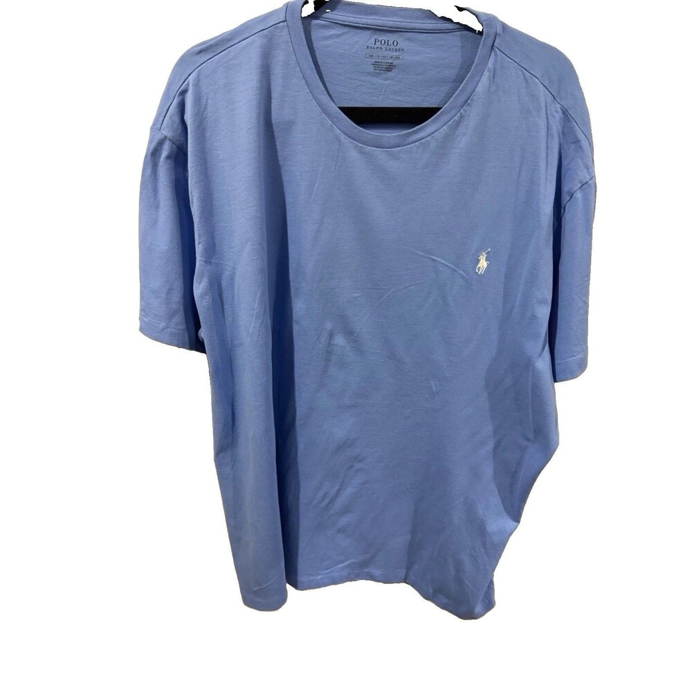 Men’s Polo RL Lt Blue 1XG T-shirt w White Pony